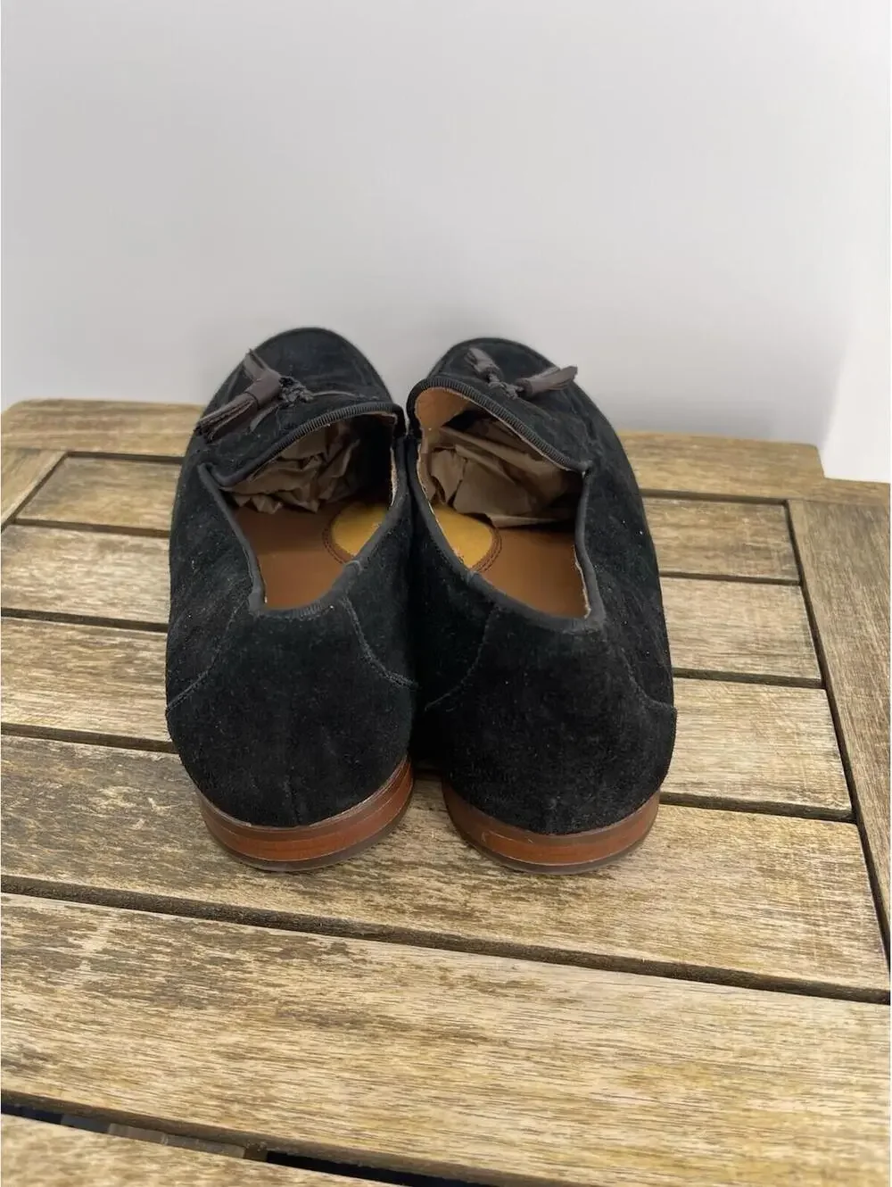 ALDO‎ Navy Suede Tassel Loafers Men’s US8 EU41